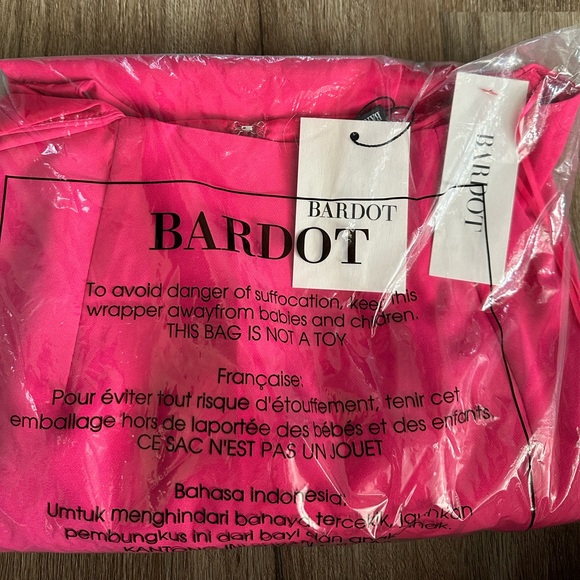 Bardot Pink One-Shoulder Midi Dress - Picture 9 of 12